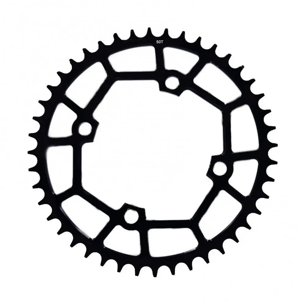 

Round Chainring Aluminum Alloy 104BCD 40/42/44/46/48/50/52T Bicycle MTB Bike Crown Crankset Single Tooth Plate Parts 104 BCD