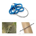 Высокопрочная стальная проволочная пила для пеших прогулок, кемпинга, охоты, приключений, ленточные пилы, уличный инструмент для выживания, цепная пила