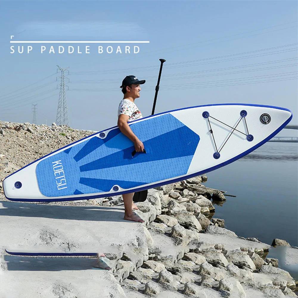

SUP Inflated Surfboard Standing Paddle Board Portable Aldult Water Rafting Speed Paddle Kickboard 3.8M outdoor sport equipment