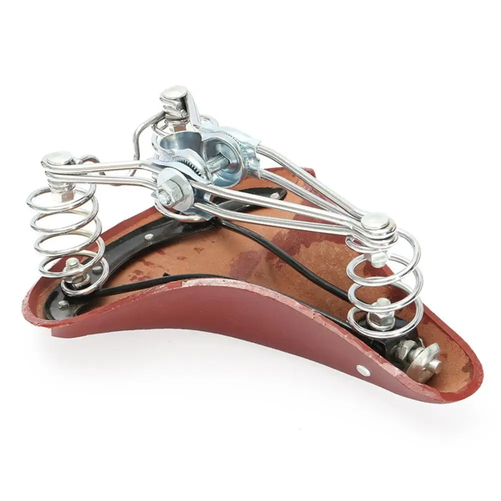 Классическое велосипедное седло Ретро кожа Винтаж Натуральная классическое