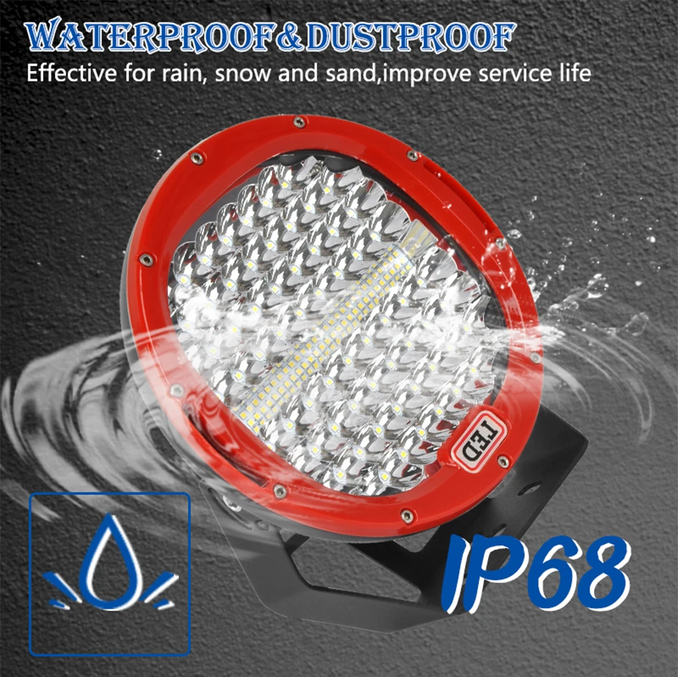 12 Вольт 24 В внедорожник автомобиль дополнительная фотолампа 9 дюймов точечный