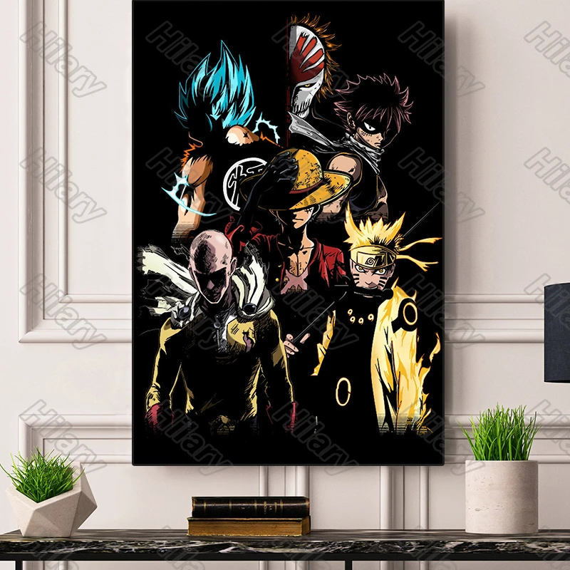 

Seven-Dragon-Zhuhai-Newspaper-Cartoon Poster Canvas Painting Frameless Wall Art Home Decoration for Living Room and Bedroom