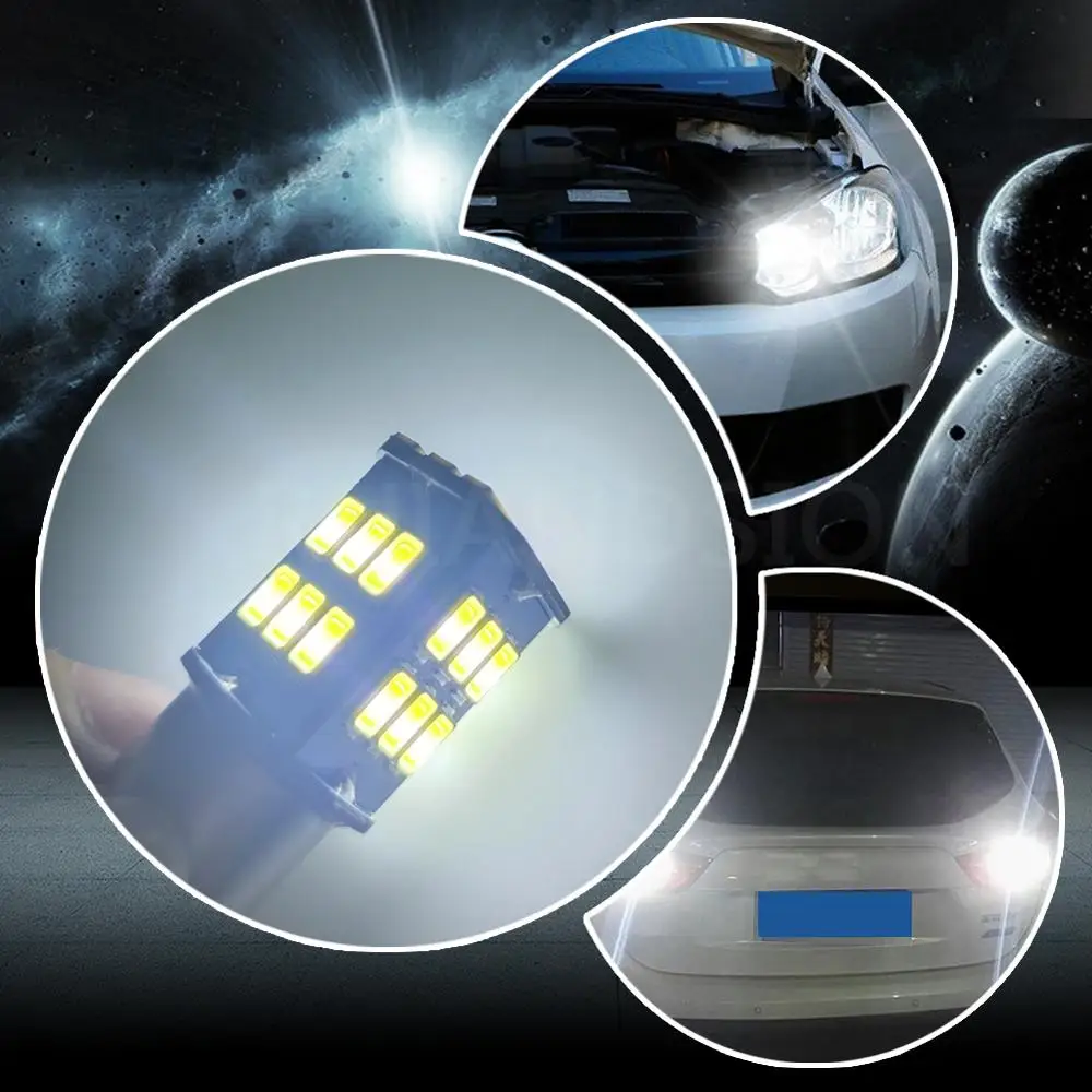 Лампы СВЕТОДИОДНЫЕ P21W LED 1156 BA15S 2 шт. | Автомобили и мотоциклы