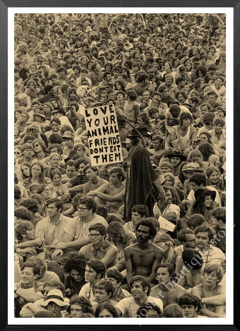 Коллекция 1969 года настенные декоративные постеры Woodstock в стиле