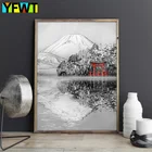 Япония Fuji Mountain Torii ворота японская культура современный холст плакат печать на стене искусство холст плакат домашний декор