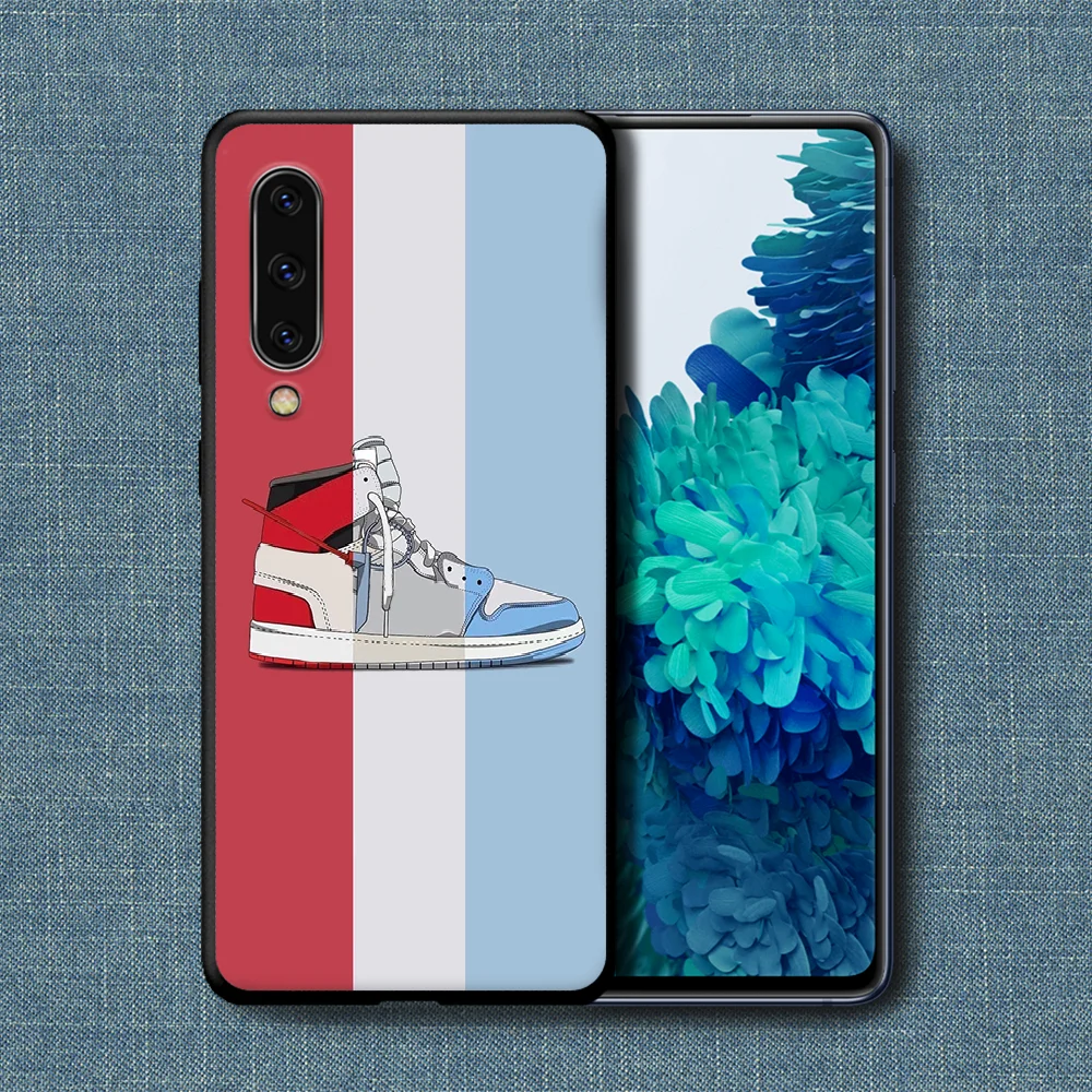 

Trend Brand Shoe Sneakers Phone Case For Samsung Galaxy A 3 5 7 8 10 20 20E 21S 30 30S 40 50 51 70 71 black Hoesjes Painting