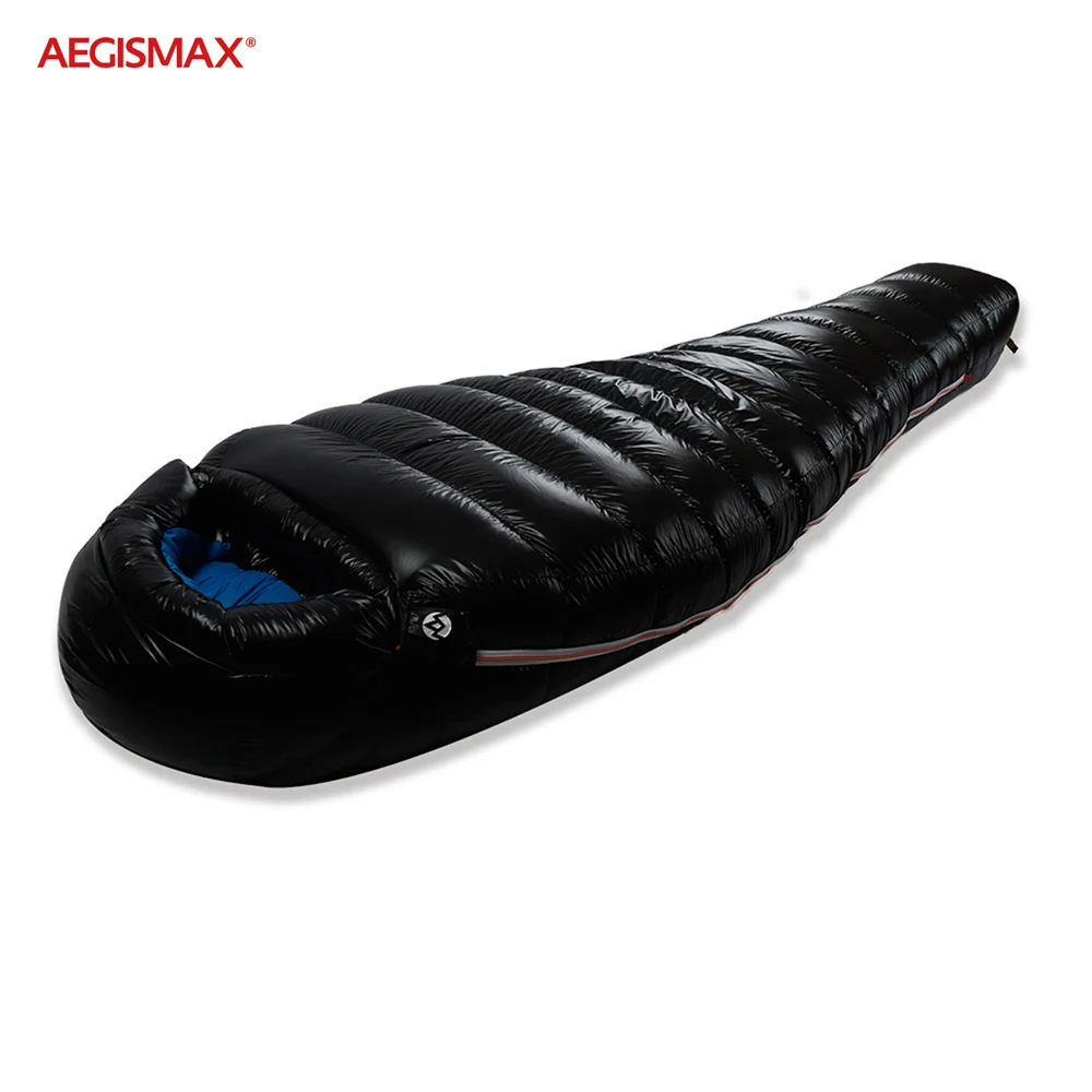 

AEGISMAX G Outdoor Winter Sleeping Bag -22℉~-10℉Warm 95% Goose Down FP80015D Nylon Waterproof Sleeping Bag Comfort Camping