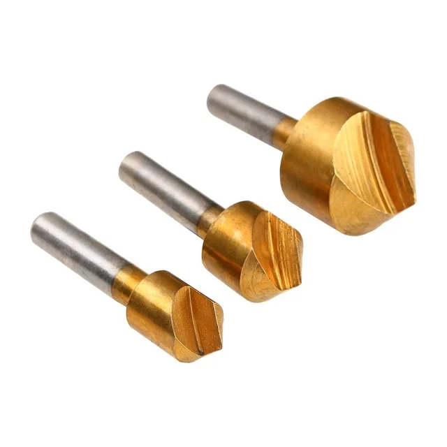 3 шт. конусные фаски с титановым покрытием 3/8 дюйма 1/2 3/4 82 градуса|Сверла| |