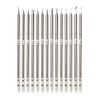 FEORLO T12 серии жало паяльника для HAKKO T12 ручка светодиодный вибрации переключатель Регулятор температуры FX951 FX-952 T12-BCF1Z