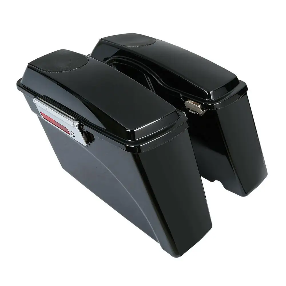 Мотоцикл 5 &quotрастягивается седельная сумка 5x7&quot крышки динамиков для Harley Touring Road