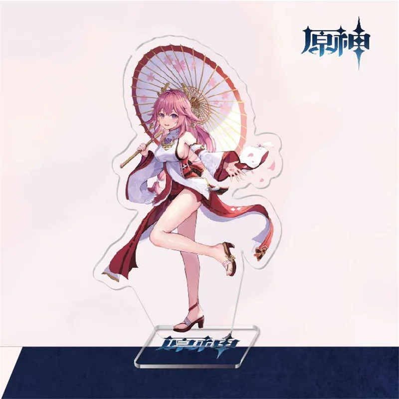 2022 Popular Anime Figure Genshin Impact Shen He Hutao Yun Jin Acrylic Stand Model Plate Desk Decor Fans Collection Prop Gifts |