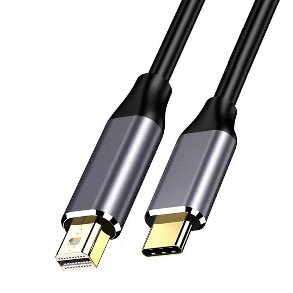 

1.8m Cable 4K Type-C to Mini DisplayPort Converter Cord for Laptop for Thunderbolt- 3 DP Cable Adapter