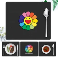 kitchen coaster placemat anime pattern series washable table mat 21cmx25cm kitchen accessories