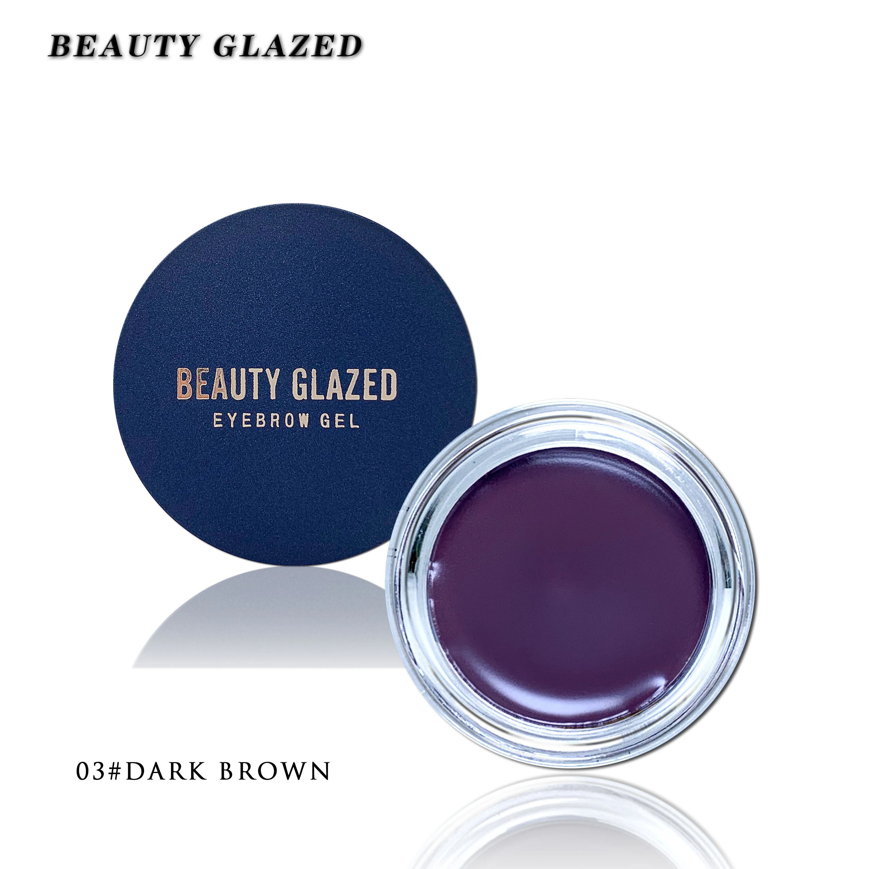 Beauty Glazed Новое поступление Профессиональный гель для бровей 5 цветов высокий тинт