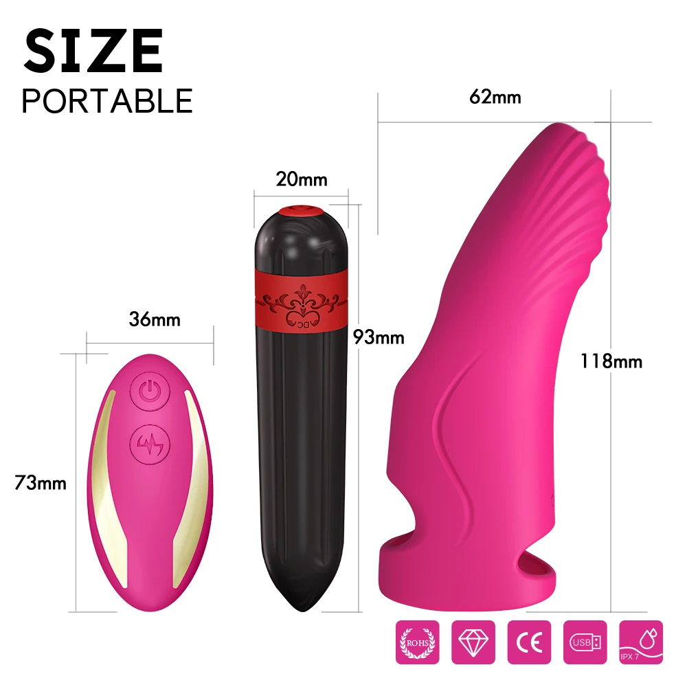 Fanssy Finger Вибратор Стимулятор клитора G Spot массажный вибратор секс игрушки для