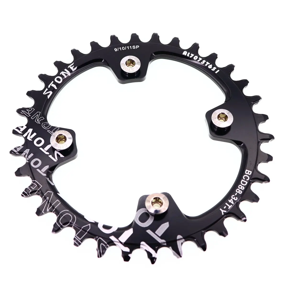 Каменная круглая цепь 88 BCD для Shimano M985 32t 34t 36t 38t 40t 42 44 46 48T MTB велосипедная цепь зубчатая пластина 88bcd