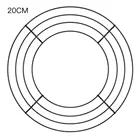 Рождественское украшение сделай сам, венок из проволоки, рамка, круглое железное кольцо, украшения на День святого Валентина, настенная Подвеска для свадьбы, металлическая гирлянда, обруч