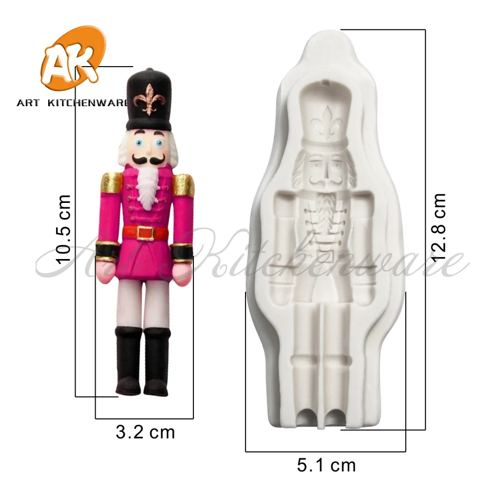 

Рождественская защита 3D форма, силиконовая форма из смолы, сделай сам, торт, шоколадный мусс, десерт, хлеб, форма для помадки, кухонный инструмент для украшения выпечки