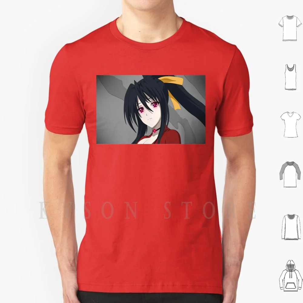 Мужская футболка для старшей школы Dxd Akeno Himejima из хлопка аниме милые Rias Gremory Issei |