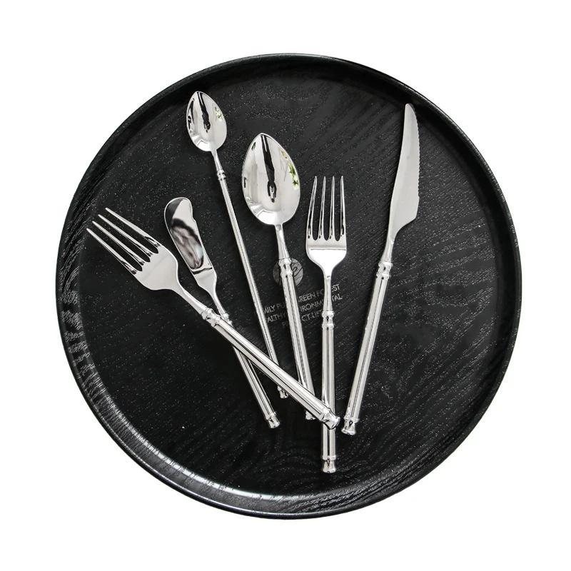 Европейский стиль 304 Западная посуда из нержавеющей стали нож и вилка ложка для