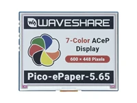 pico epaper 5 655 65inch colorful e paper e ink display module for raspberry pi pico 600%c3%97448 pixels acep 7 colorwide viewing