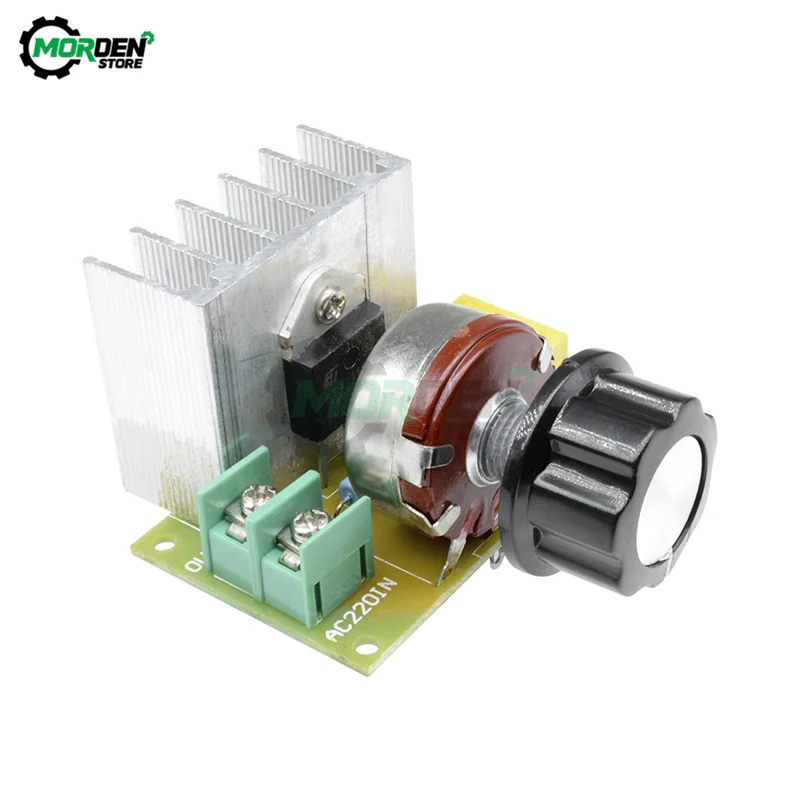 

Диммер SCR 3800 Вт переменного тока 220 В, регулятор скорости, термостат, регулятор напряжения для двигателя/переключатель управления светильник для умного дома