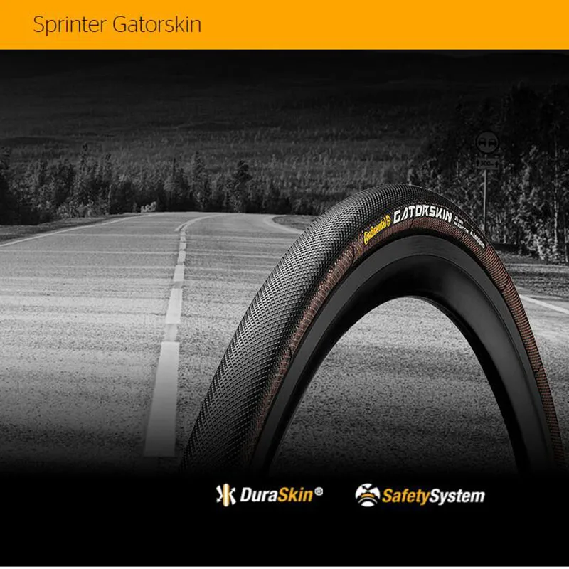 1 шт. Континентальный спринтер Gatorskin Трубчатые шины для шоссейного велосипеда 28