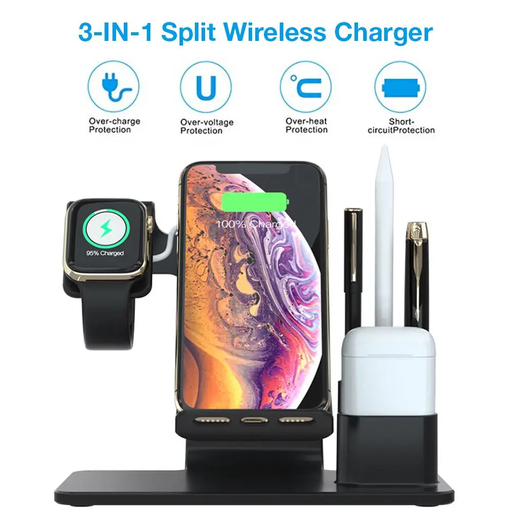 N36 для наручных часов IWatch 4/3/2/1 кронштейн зарядки по стандарту Qi быстрозарядная