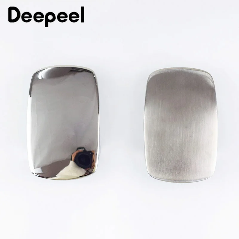 Deepeel 1 шт. 39 мм пряжка для ремня из нержавеющей стали Металл матовый гладкий мужчин