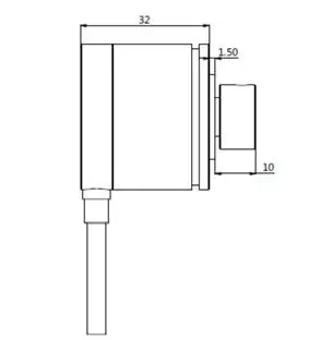 P3036-C360V1-LS24 Hhall-угловой-детектор угол-положение-датчик абсолютный датчик угла поворота 5 В напряжение 0-5 в выход