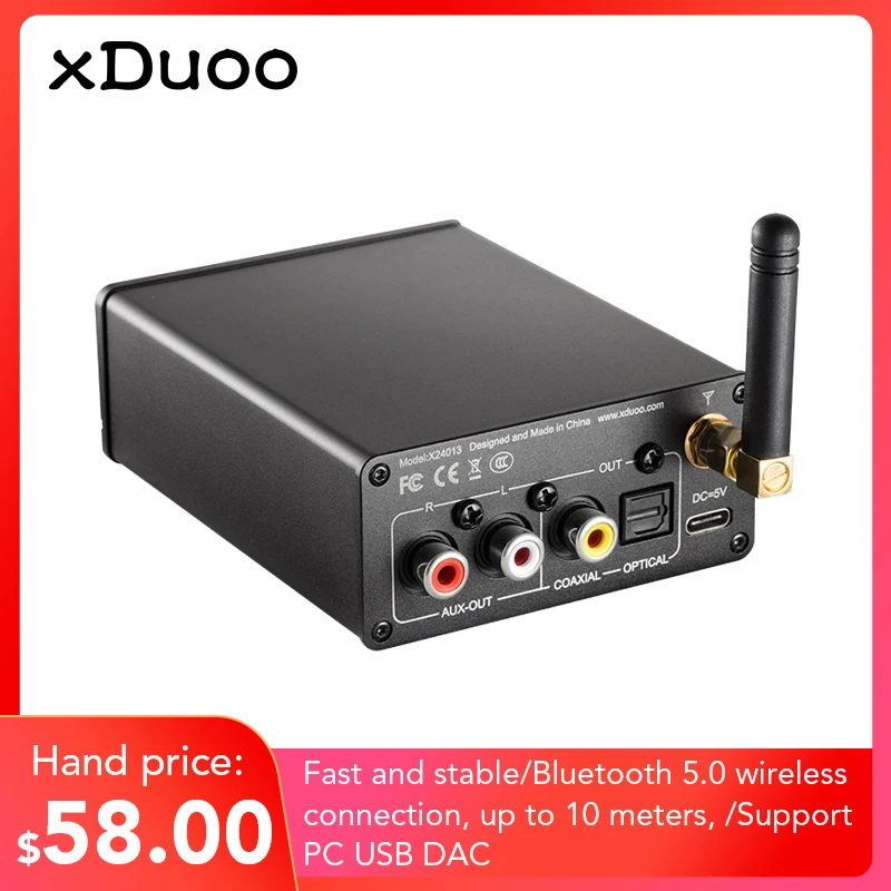 XDUOO XD-50 bluetooth 5,0 проигрыватель для усилителя USB DAC