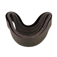 new 10pcs sanding belts for grinding polishing mixed 60 120 150 240 grit 50 x 686 mm