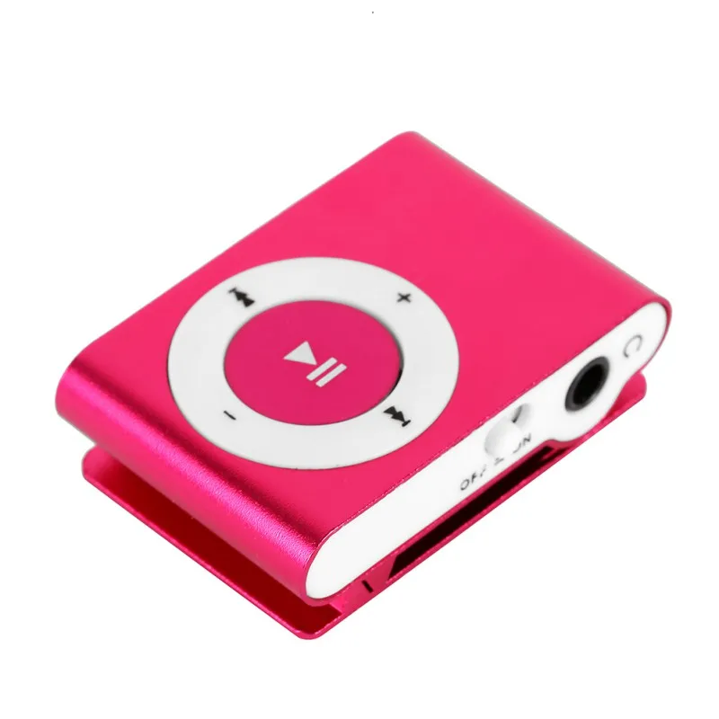 USB металлический мини MP3-плеер с зажимом, спортивный портативный музыкальный цифровой TF/SD слот для карты, плеер mp 3 плеер, карта для бега, переносной мини mp3 Mu