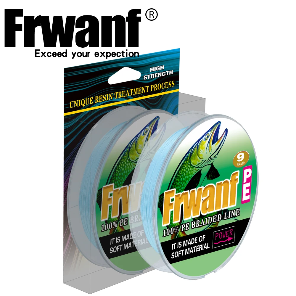 Frwanf pe 9 Нитей Косу Комплексная Плетёная Леска 300 м для шнура Рыбалка карпа Япония