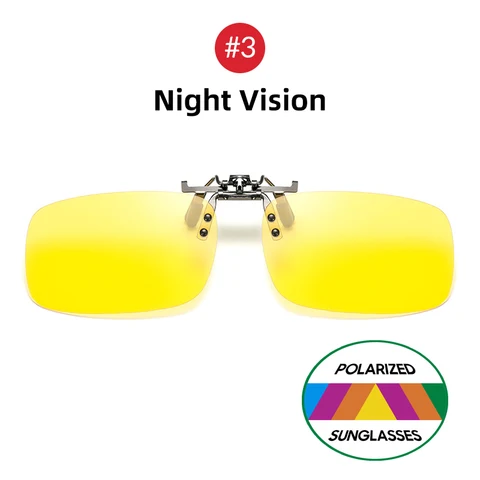Солнцезащитные очки VIVIBEE зеркальные с клипсой для мужчин и женщин, поляризационные зеркальные аксессуары в металлической оправе, с ночным видением, для рыбалки, UV400
