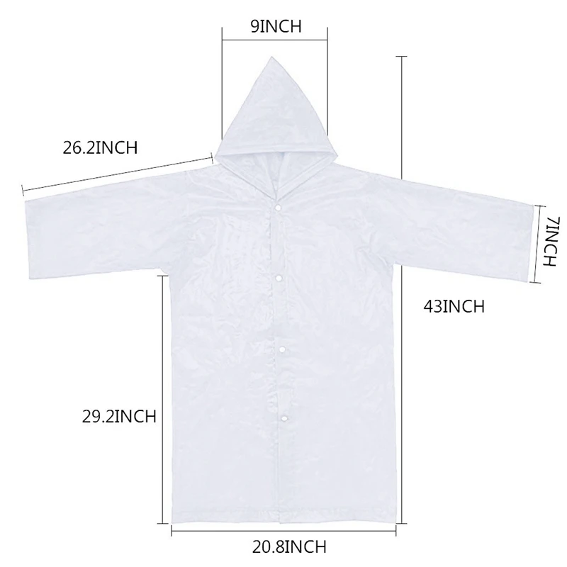 1 шт. детский портативный многоразовый дождевик|Тренч| |