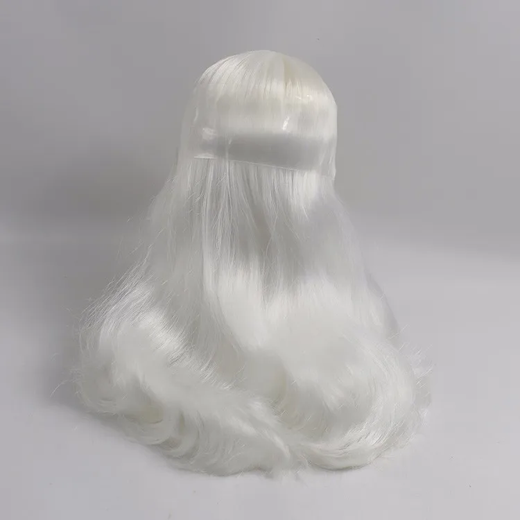 style 3 Для куклы Blyth ледяной парик с куполом, золотистые фиолетовые серые волосы, белый натуральный загар темно-супер черный парик для волос, игрушка подарок для девочек - Цвет: style 3