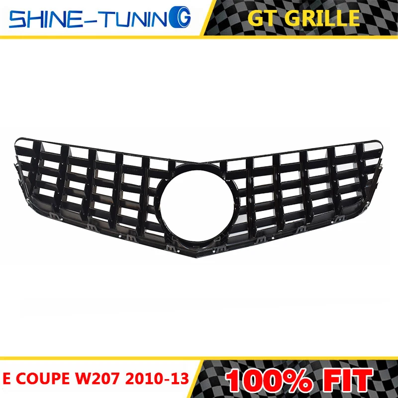 Передняя решетка для mercedes E Class w207 GT R grill prefacelift Передняя решетка для E coupe c207 2010-2013 E200 E260 E300