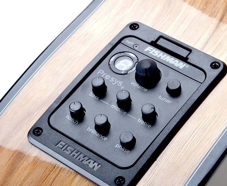 Env&iacute;o gratis por DHL, 25 unidades/varios lotes de ecualizador de 4 bandas de alta calidad, guitarra ac&uacute;stica, altavoz frontal piezzoe-0