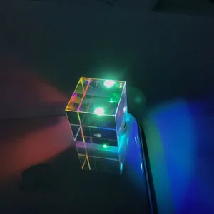 Подарок подруге 26 мм кубический научный куб оптическая Призма фотография с