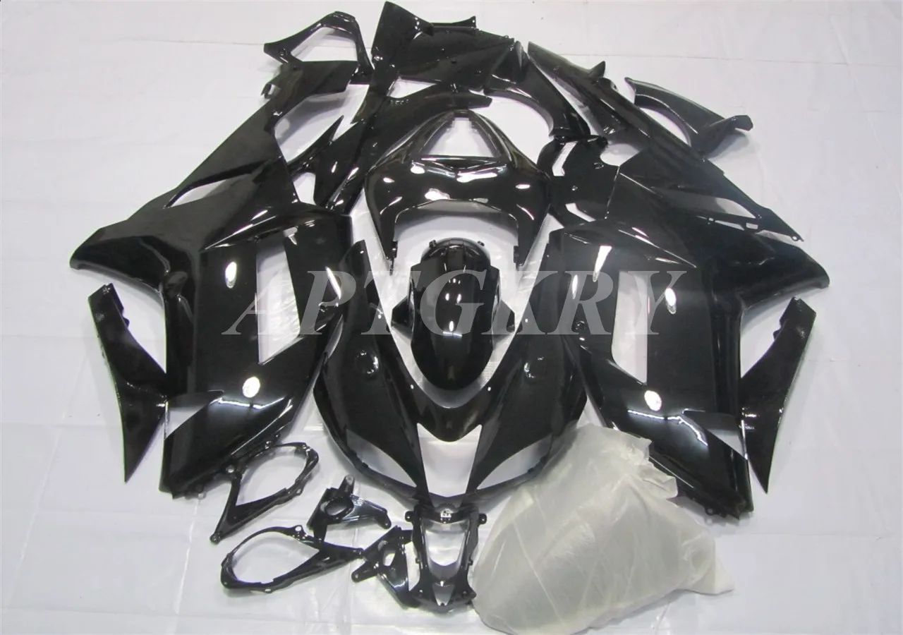 

Новый корпус из АБС-пластика для мотоцикла обтекатель комплект подходит для Kawasaki Ninja ZX6R 636 ZX-6R 2007 2008 Кузов Набор изготовленный на заказ черны...