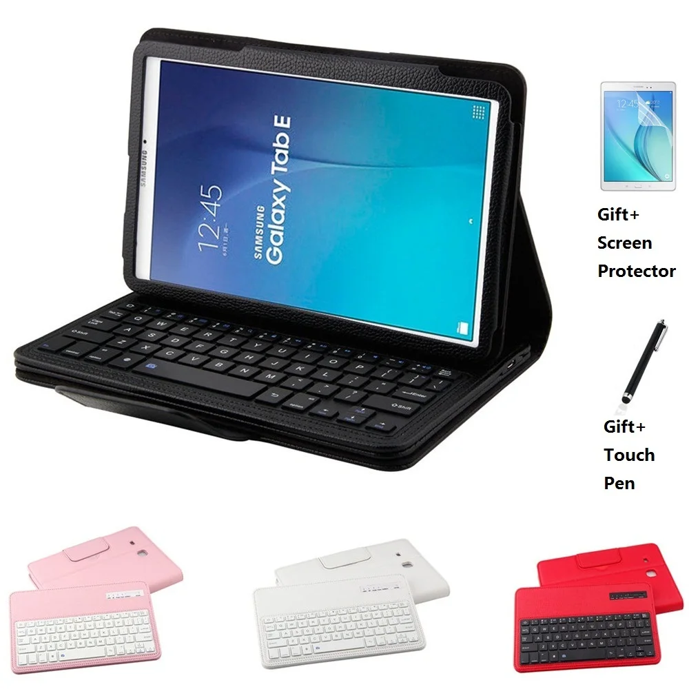 

Для T590 T580 T510 T720 P610 T860 S7 T870, кожаный чехол из ТПУ с Bluetooth-клавиатурой, чехол для Samsung Galaxy Tab 9,6 T560 T561