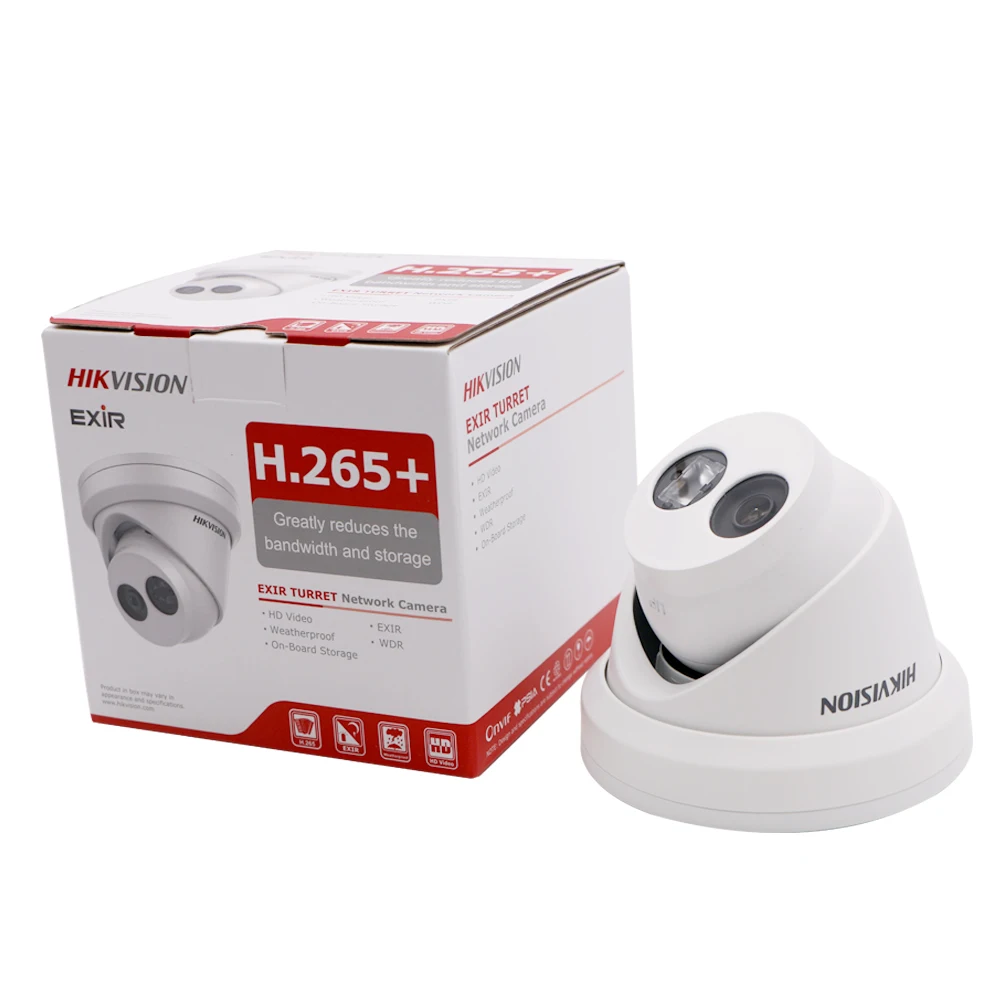 Hikvision 8MP видео наблюдение POE IP камера наружная DS 2CD2383G0 I HD IR 30m револьверная H.265 + с 2
