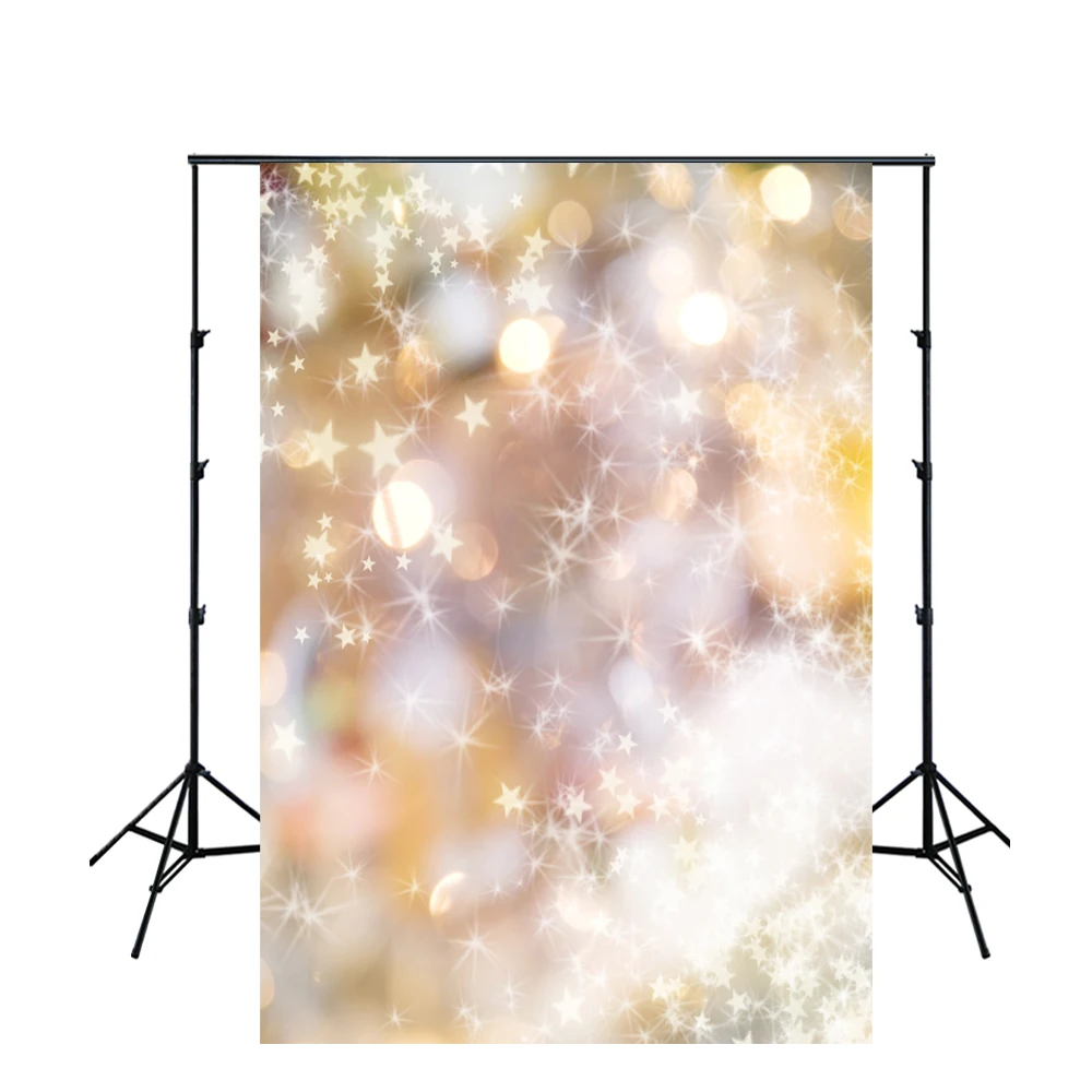 Золотой блеск боке звезда фон сверкающий Новорожденный ребенок портрет фото для