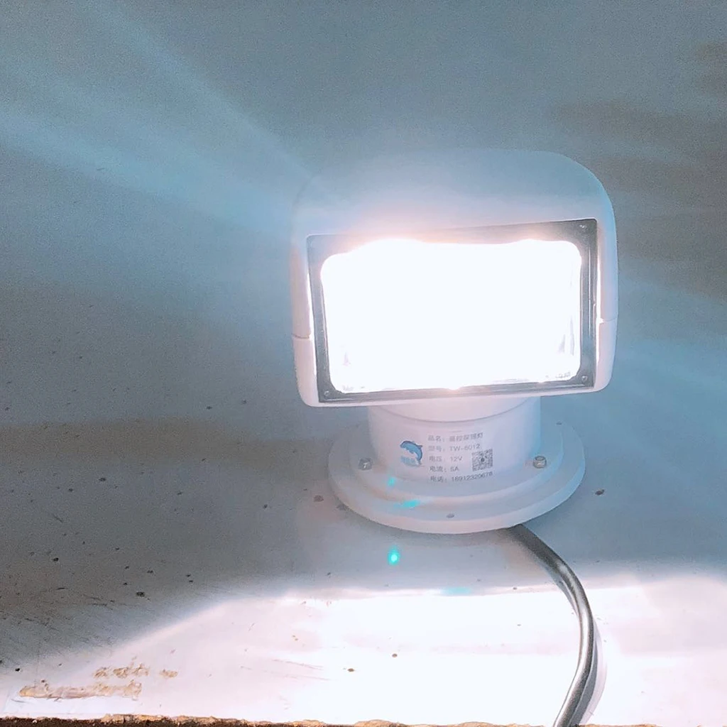 

Remote Control Spotlight SUV Car Marine Searchlight 12V 100W Bulb