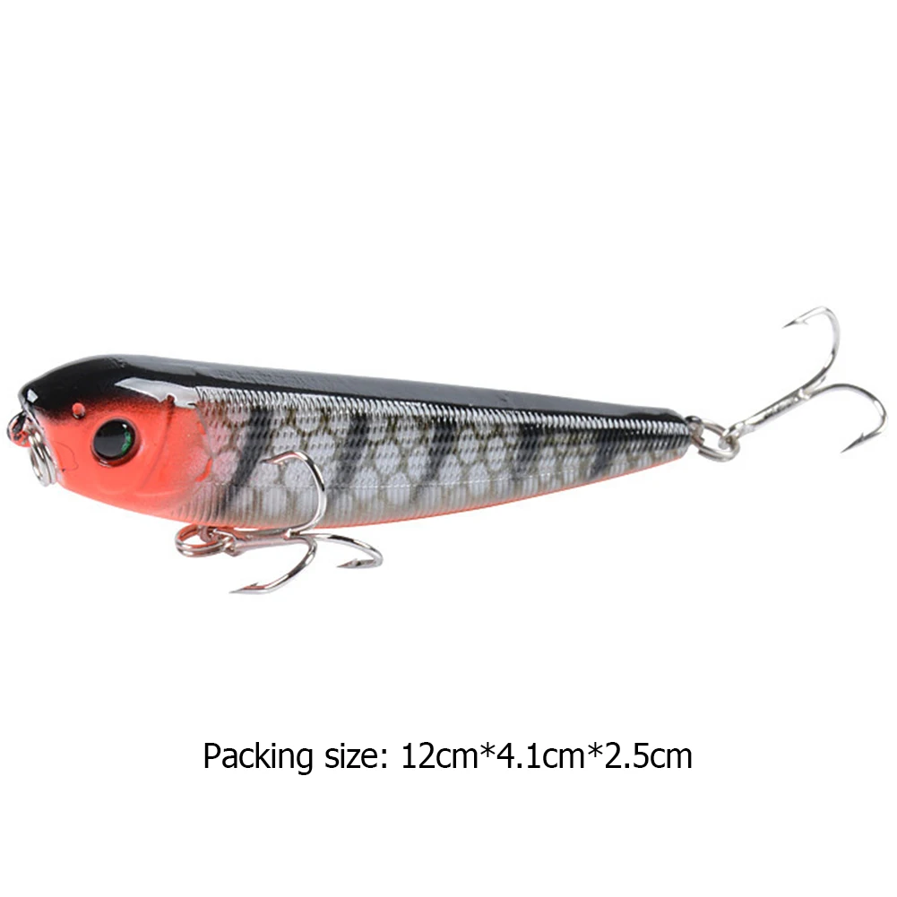 

Floating Fishing Lure Artificial Pencil Hard Baits 8.5cm 9.8g with 3D Eye Topwater Crankbait Bass Hard Bait Japan Fishing Tackle