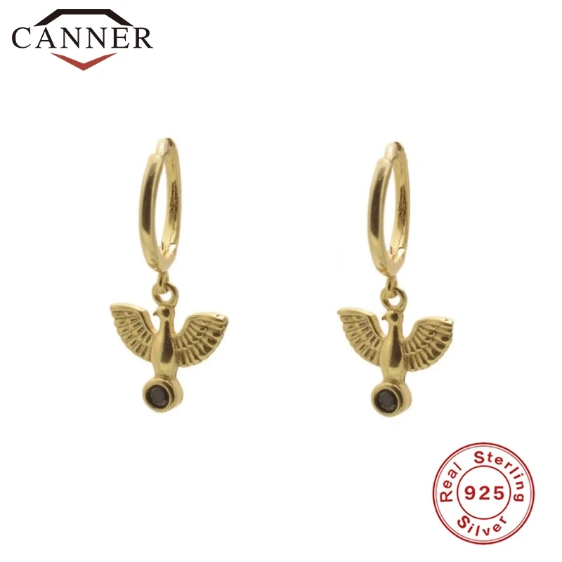 Серьги кольца женские круглые из серебра 925 пробы с фианитами|Серьги-кольца| |