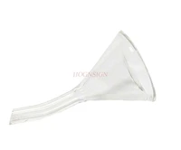 curved neck funnel caliber 30mm laboratory glass triangle funnel standard mouth elbow small funnel triangle glass funnel