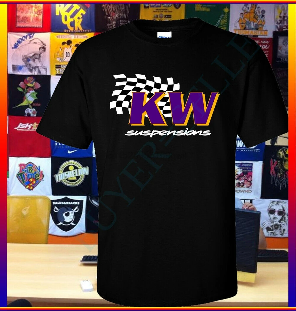 

New Kw Suspension Logo T Shirt S-2Xl Car Tuning And Automobile Refinement