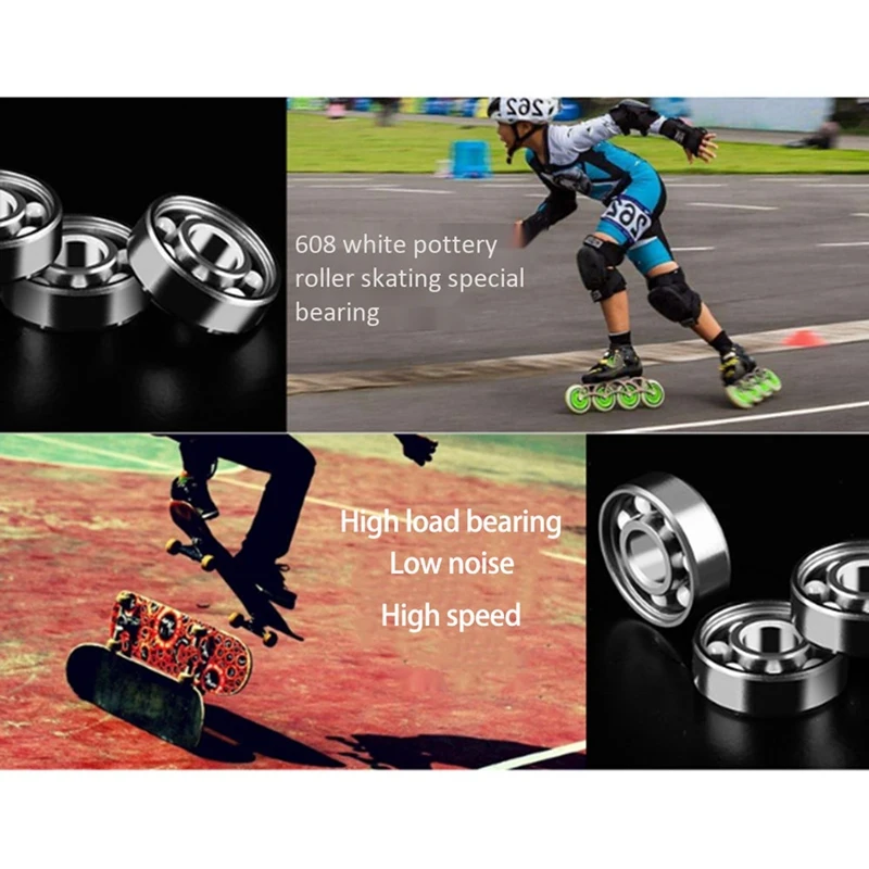 8 шт. 608 керамические шарикоподшипники для скутеров Высокая точность оценка
